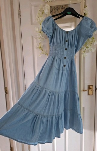 Pretty denim cotton boho - ,