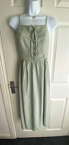 New look green maxi dress - new,
