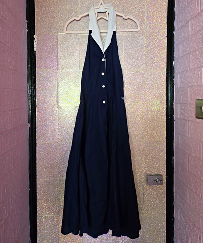 Vintage london look - vintage, navy