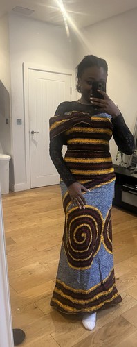 Ankara lace sheer - ankara, sleeve