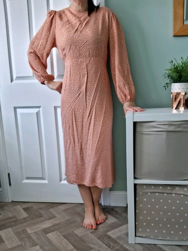 Size petite polka dot midi - size, 10