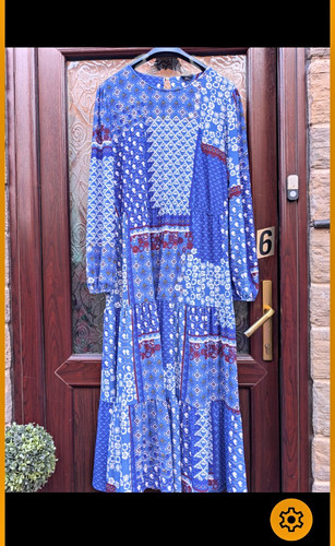 Next blue geometric - geometric, round