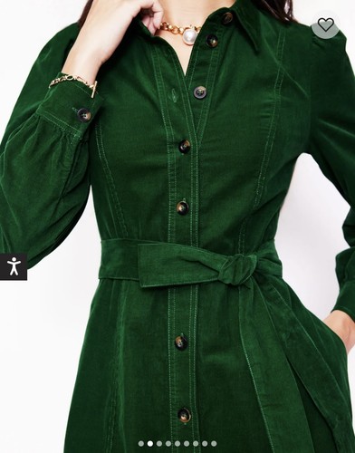 Boden dress green aubrey - 14,
