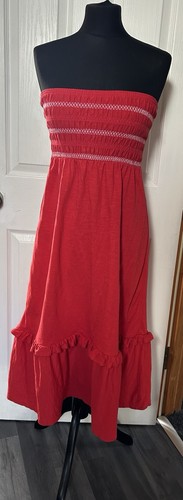 Next pretty red strapless - , maxi