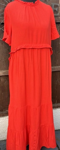 Next orange layered maxi - orange,