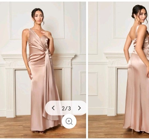 Petite one shoulder - petite, satin